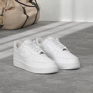 ナイキ エアフォース1 ロー '07 12mmホワイトカスタム拡張なし NIKE 新品 ナイキ AIR FORCE 1 07 エアフォース1 WHITE/WHITE